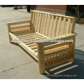 pine wood futon sofa bed frame